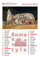 Calendario 2012 Roma Città Eterna