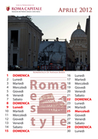 Calendario 2012 Roma Città Eterna