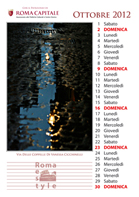 Calendario 2012 Roma Città Eterna