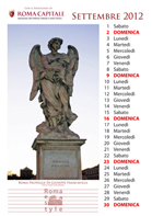 Calendario 2012 Roma Città Eterna