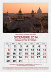 Calendario 2014 Roma Città Eterna 