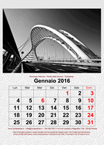 Calendario 2016 Roma Città Eterna