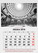 Calendario 2016 Roma Città Eterna